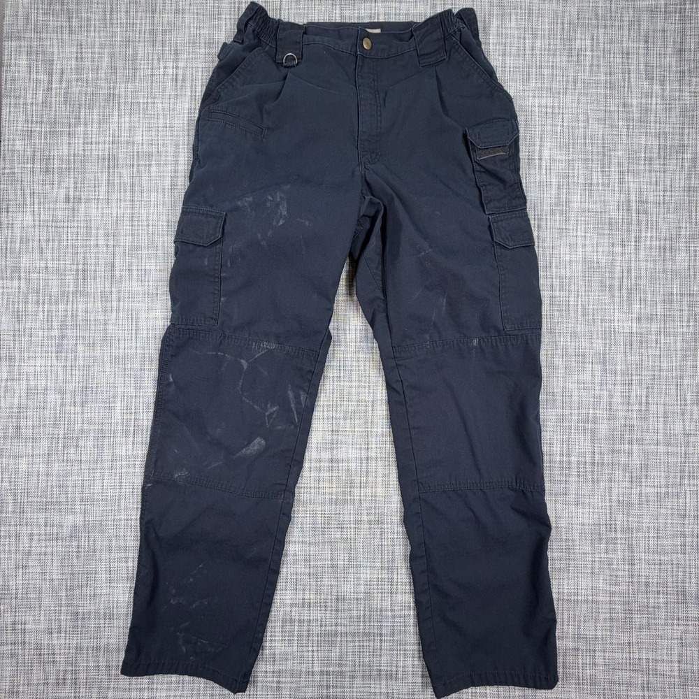 5.11 Tactical Mens Taclite Pro Cargo Pants 34x34 Navy Ripstop Utility Workwear